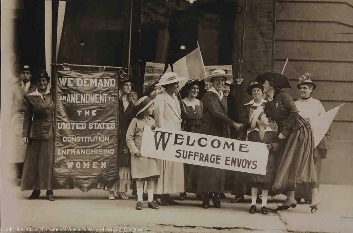 welcome suffrage envoys